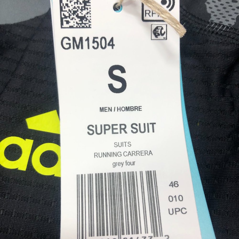 ποΈποΈSOLD Adidas men's SUPER SUIT running carrera size small - Picture 8 of 16